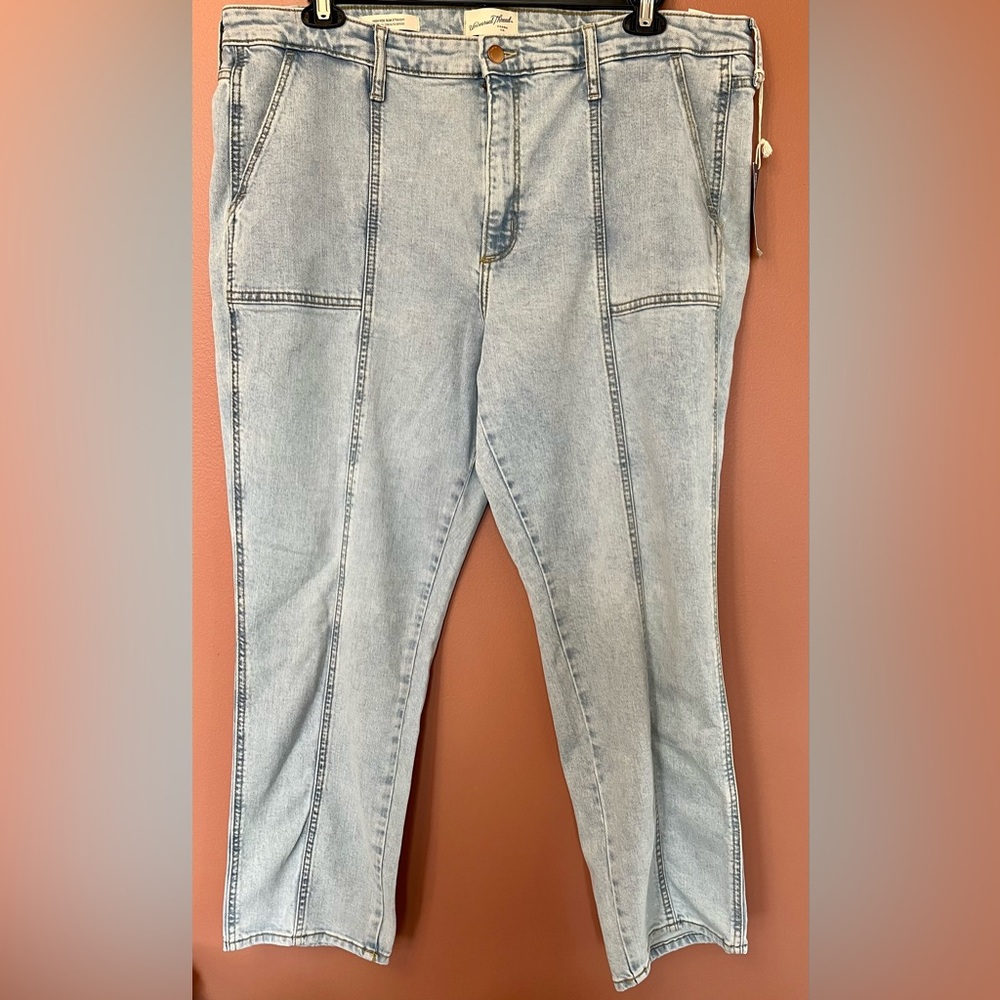 NWT Universal Thread High Rise Slim Straight Jeans 18/34